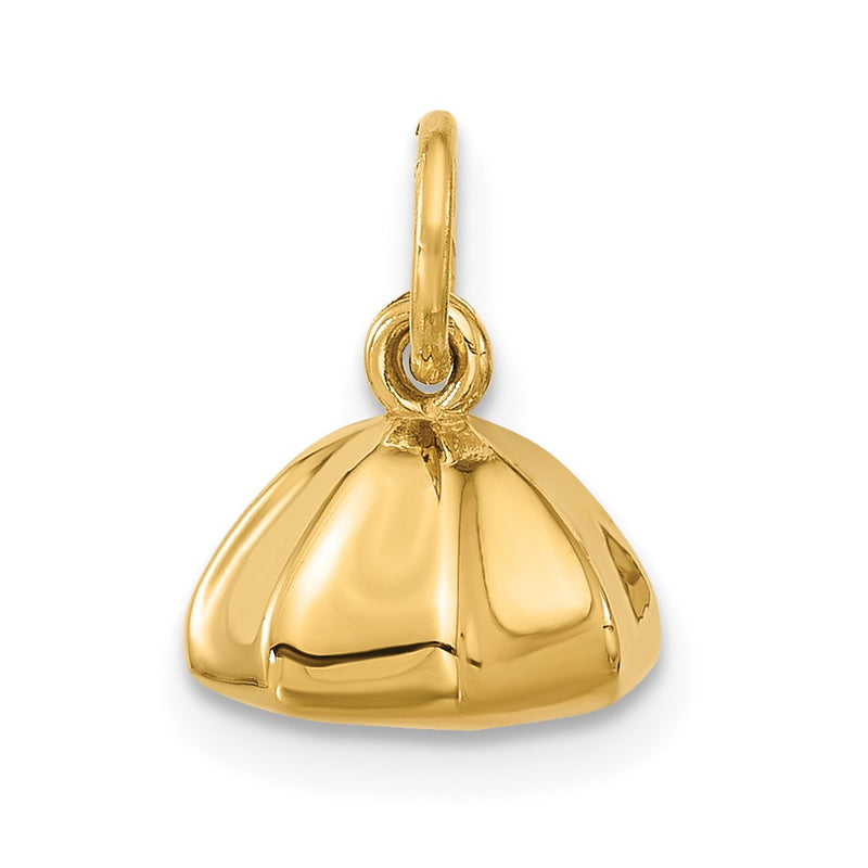 14K Yellow Gold Fancy Dumpling Charm