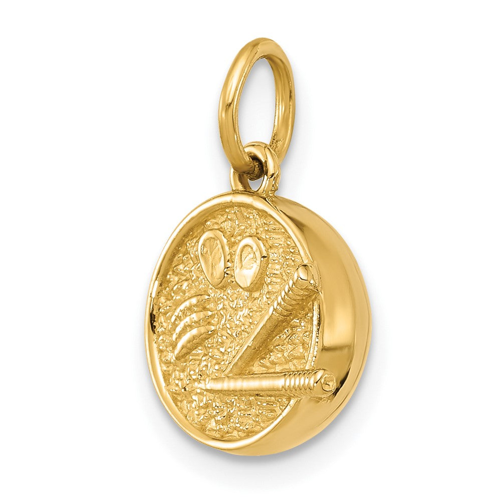 14K Yellow Gold Fancy Ramen Bowl Charm