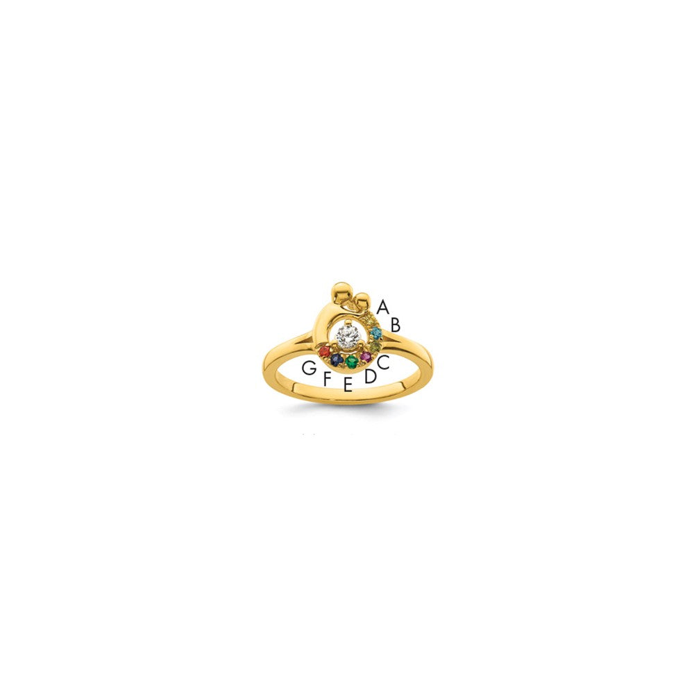 14K White Gold Diamond Band