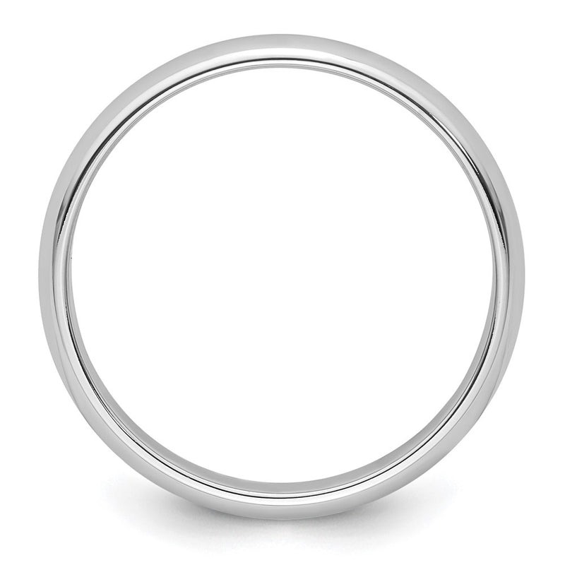 Platinum 4mm Half Round Wedding Band Ring