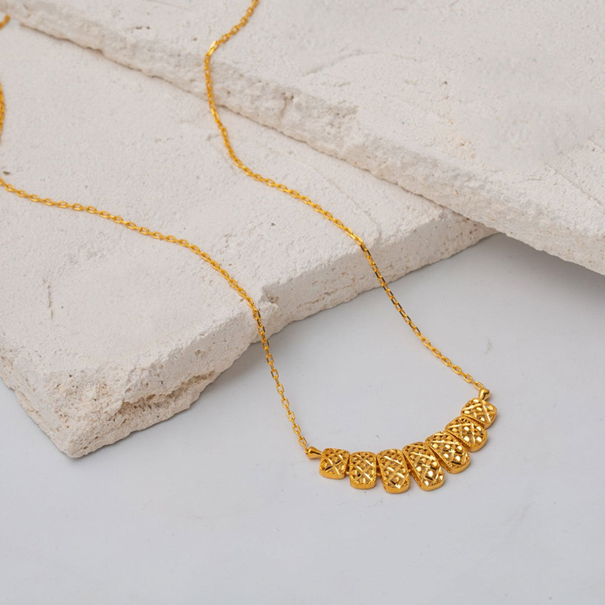 22K Yellow Gold Plasma Necklace