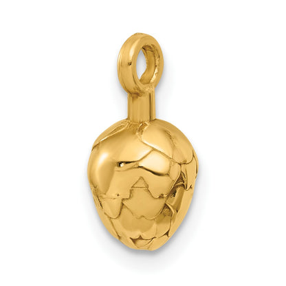 14K Yellow Gold Fancy Artichoke Charm