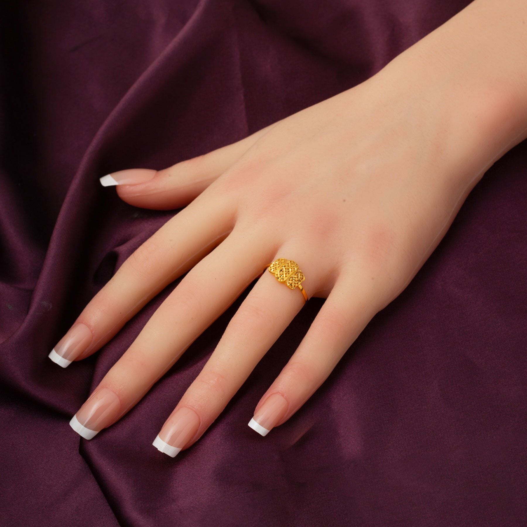 22K Yellow Gold Plasma Ring