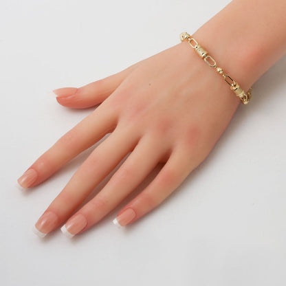 14K Yellow Gold Lydia Necklace Bracelet Jewelry Set