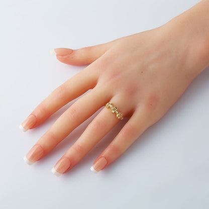 14K Yellow Gold Ivy Ring