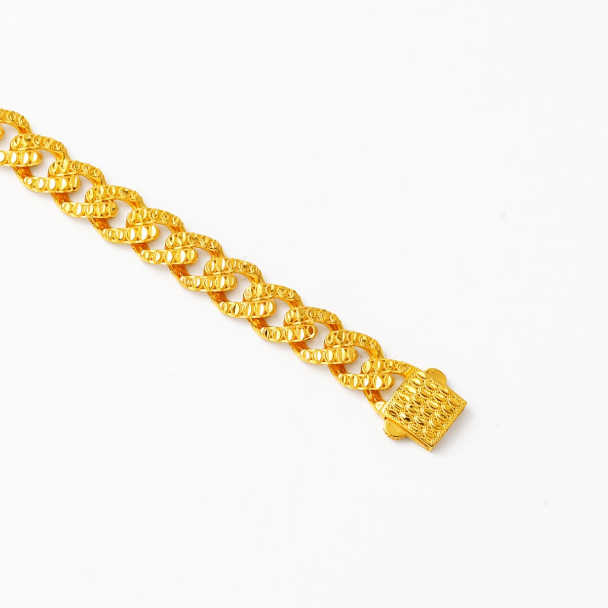 14K Yellow Gold Zeugma Curb Bracelet