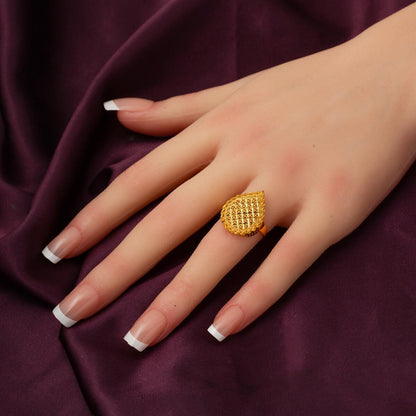 22K Yellow Gold Teardrop Flower of Life Mini Set