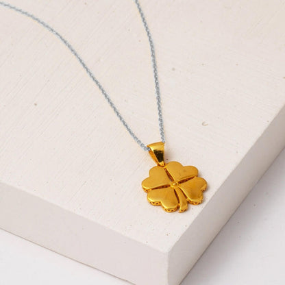 22K Yellow Gold Clover Pendant