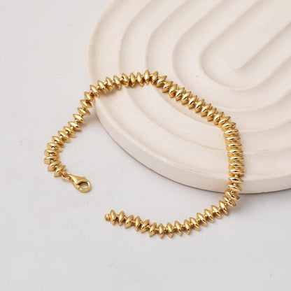 14K Yellow Gold Chapra Minimalist Bracelet