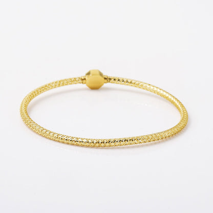 14K Yellow Gold Italian Flexible Bracelet (1.35 g)