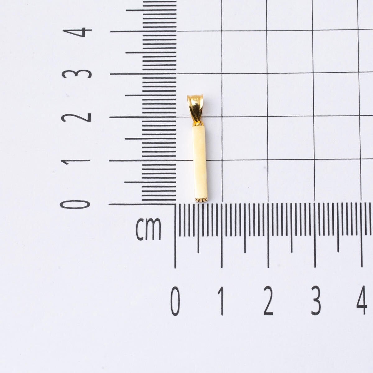 14K Yellow Gold Classic Initial I Necklace
