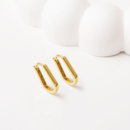 14K Yellow Gold Vera Hoop Earrings