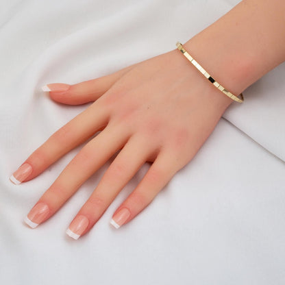 14K Yellow Gold Full Moon Tennis Jewelry Set