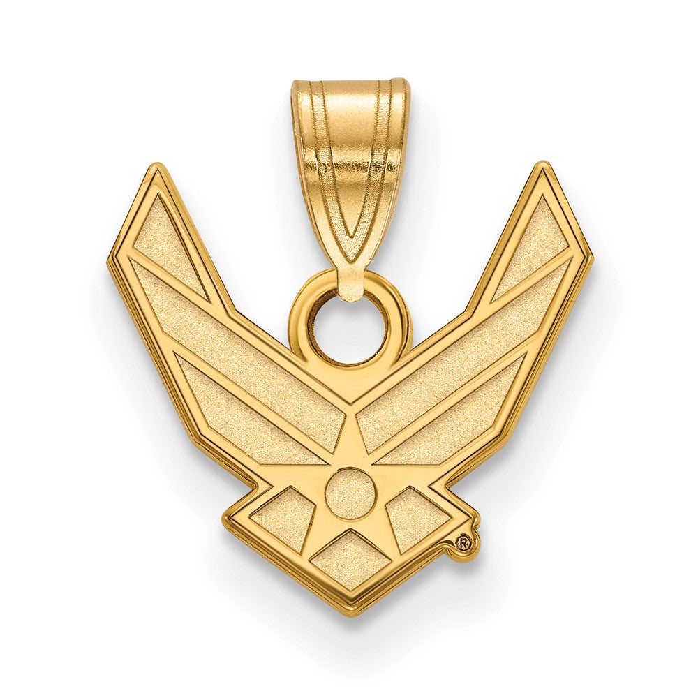 14K Yellow Gold Gold Logoart U.s. Air Force Small Pendant