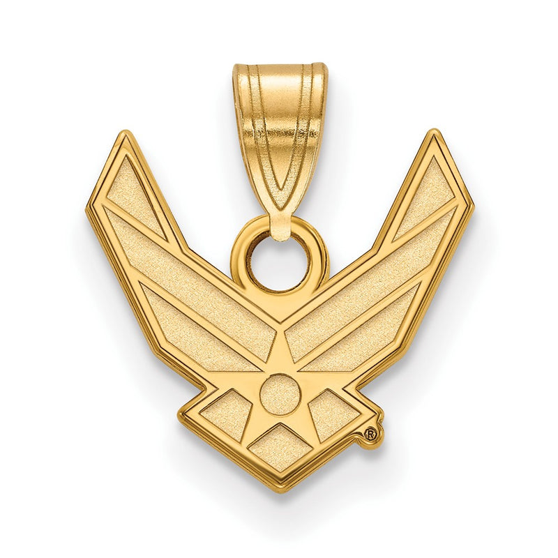 14K Yellow Gold Gold Logoart U.s. Air Force Small Pendant
