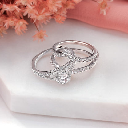 14K White Gold DiamondSemi-Mount Ring