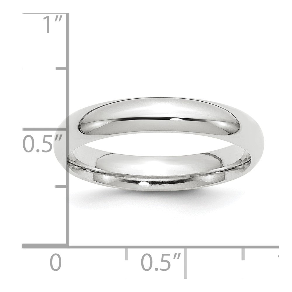 Platinum 4mm Comfort-Fit Wedding Band Ring