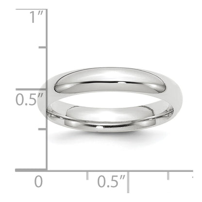Platinum 4mm Comfort-Fit Wedding Band Ring