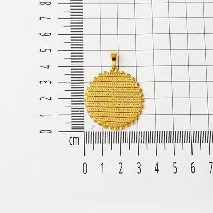 14K Yellow Gold Mesh Woven Necklace