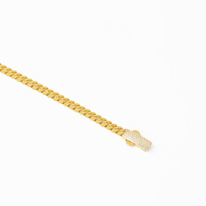 14K Yellow Gold Women's Curb Bracelet