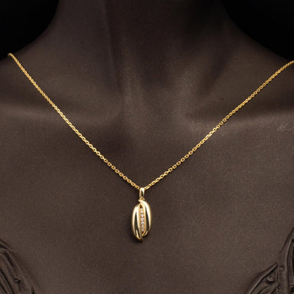 14K Yellow Gold Italian Cubic Zirconia Jewelry Set