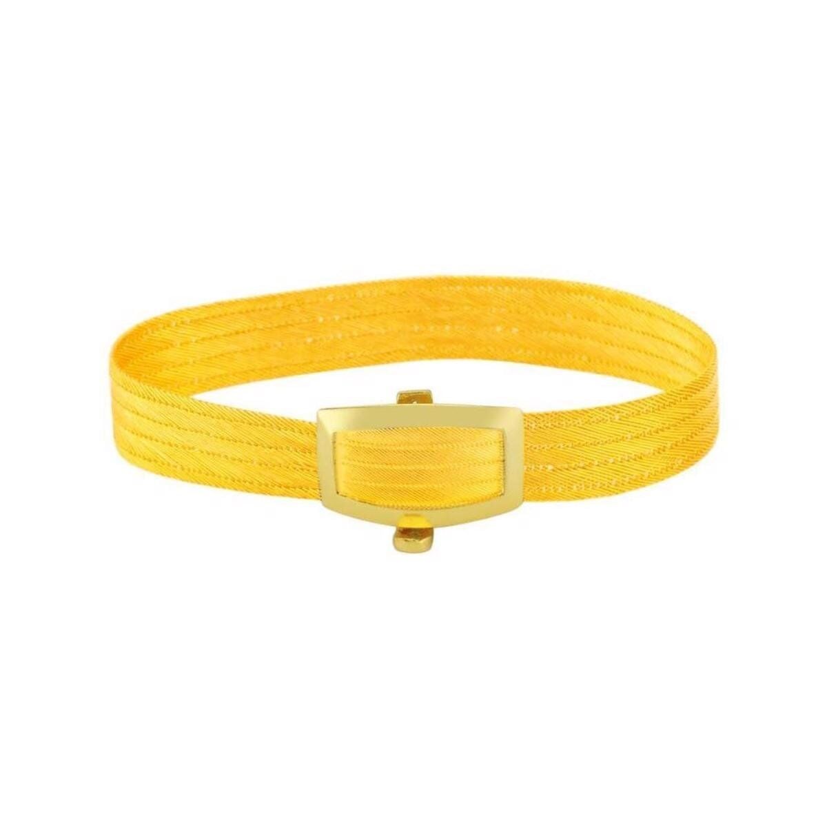 14K Yellow Gold 5 Row Trabzon Mesh Bangle