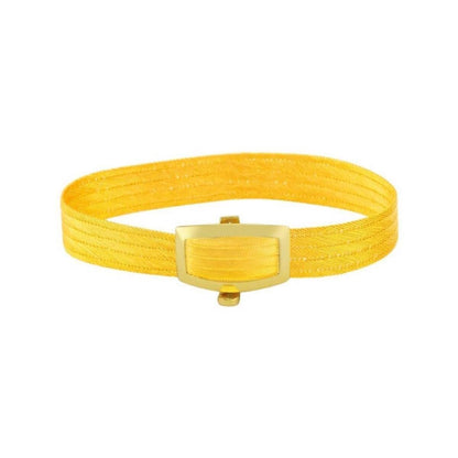 14K Yellow Gold 5 Row Trabzon Mesh Bangle