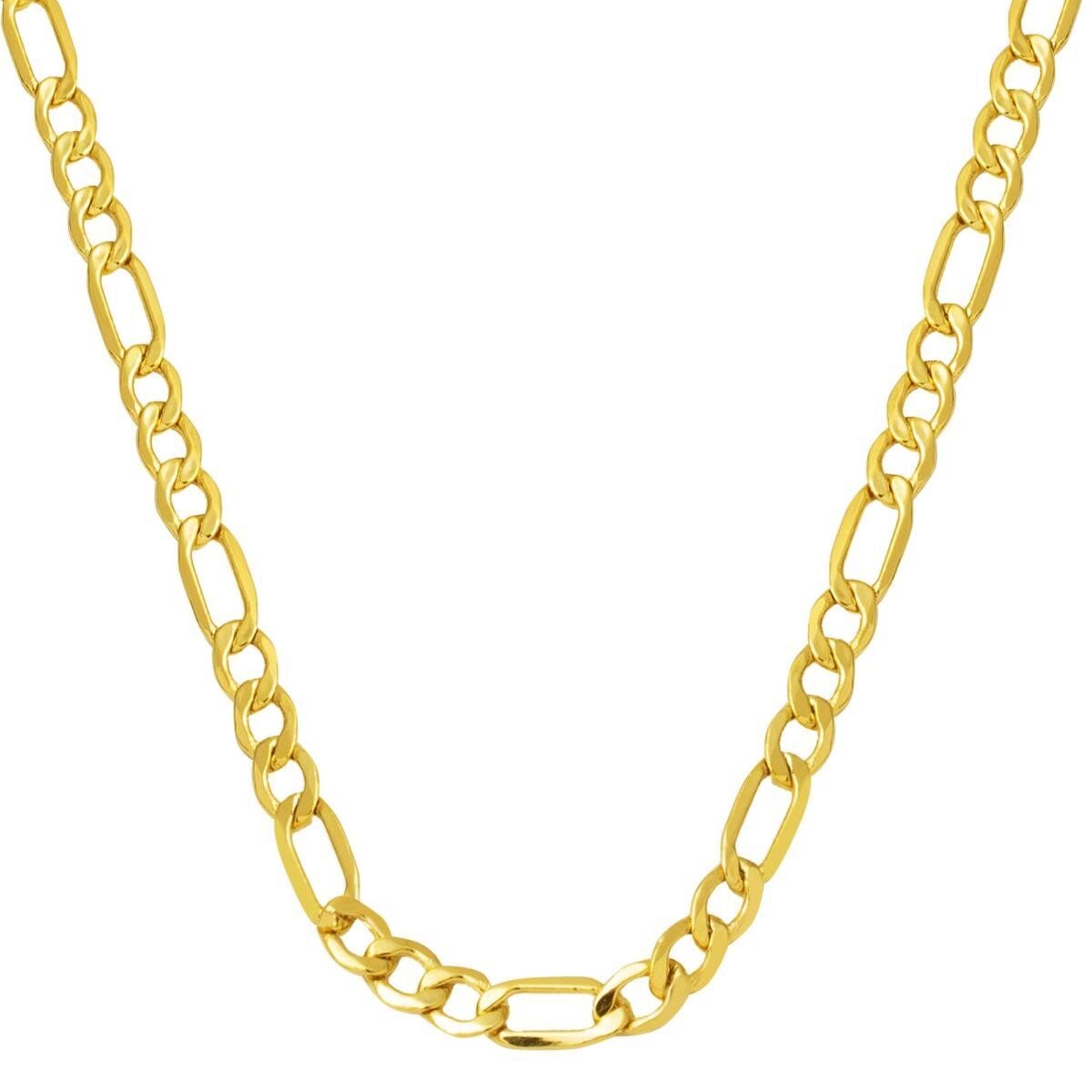 14K Yellow Gold Figaro Chain 50 cm 2.5 mm