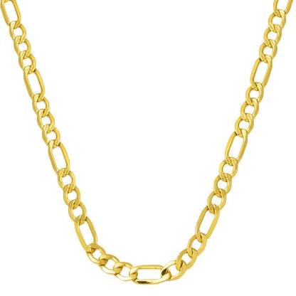 14K Yellow Gold Figaro Chain 50 cm 2.5 mm