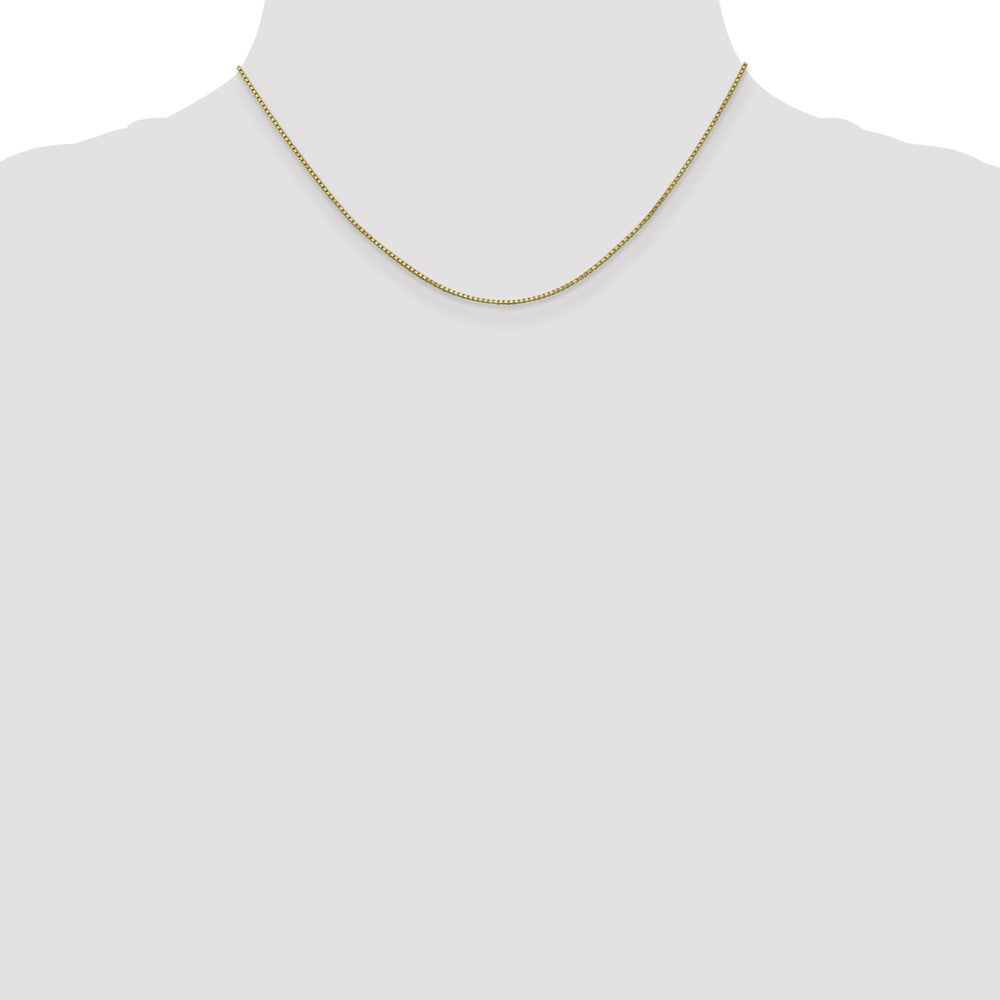 16 Inch 10K 1mm Box Chain Necklace