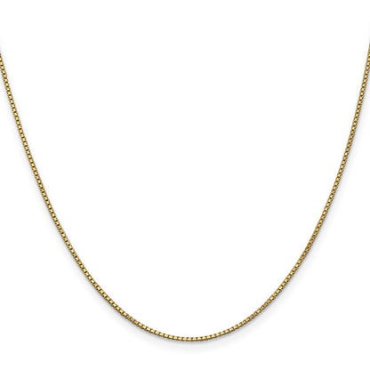16 Inch 14K 1mm Box Chain Necklace