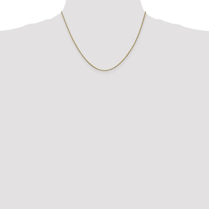 18 Inch 14K 1mm Box Chain Necklace