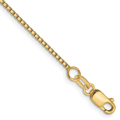 16 Inch 14K 1mm Box Chain Necklace
