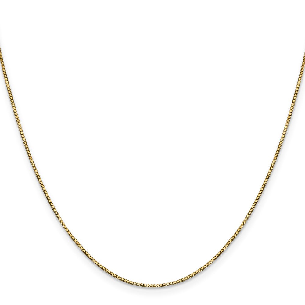 16 Inch 10K .8mm Box Chain Necklace