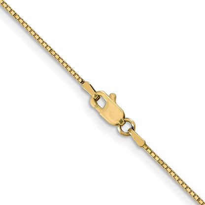 16 Inch 10K .8mm Box Chain Necklace