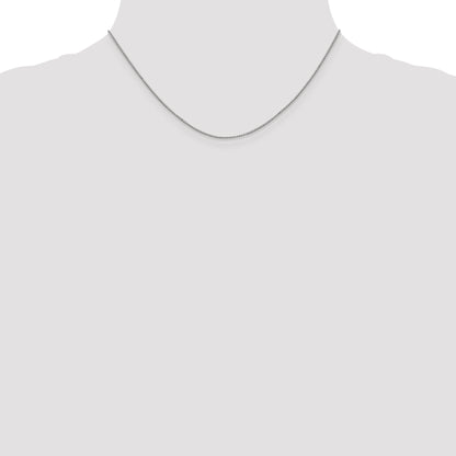 16 Inch 10K White Gold .8mm Box Chain