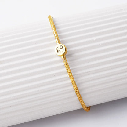 14K Yellow Gold Cancer Zodiac Italian Bracelet
