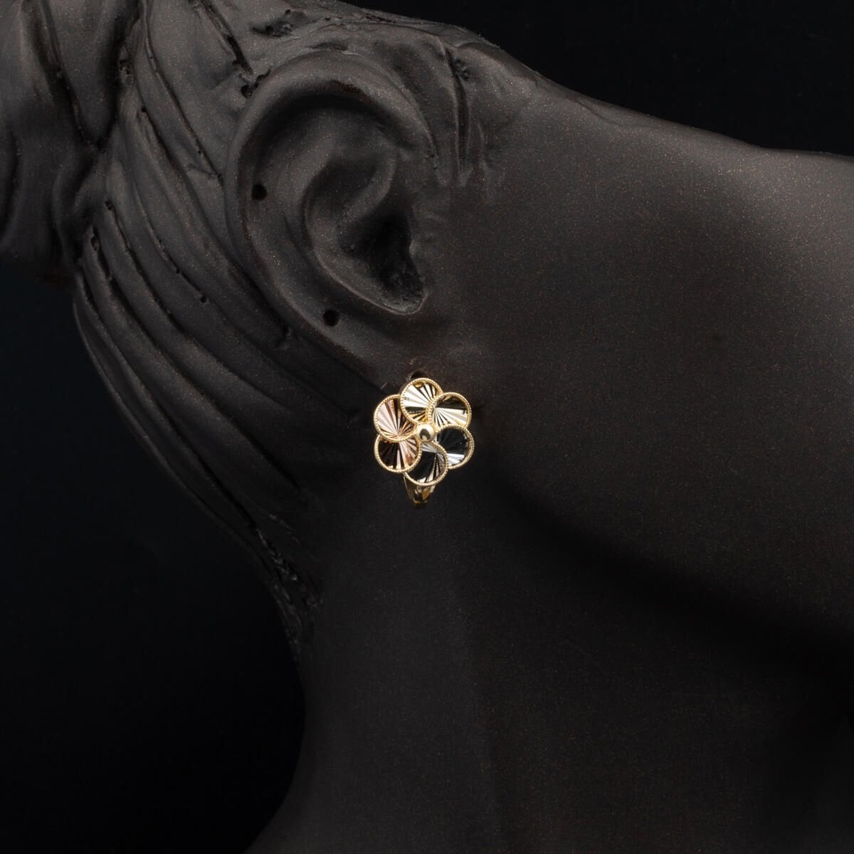 14K Yellow Gold Therapy Necklace and Earrings Set