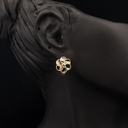 14K Yellow Gold Therapy Necklace and Earrings Set