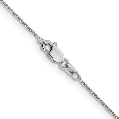 10K White Gold .8mm Spiga Chain