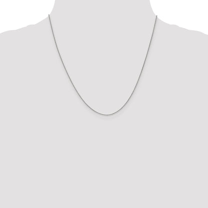 10K White Gold .8mm Spiga Chain