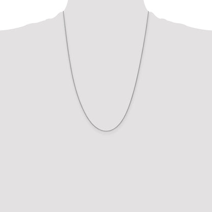 10K White Gold .8mm Spiga Chain