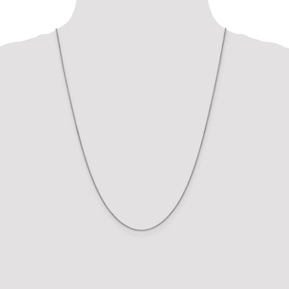 10K White Gold .9mm Box Chain