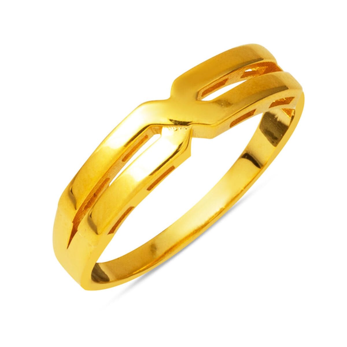 22K Yellow Gold Belt Design Ring