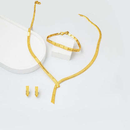 14K Yellow Gold Sparkling Wedding Set (23.35 g)