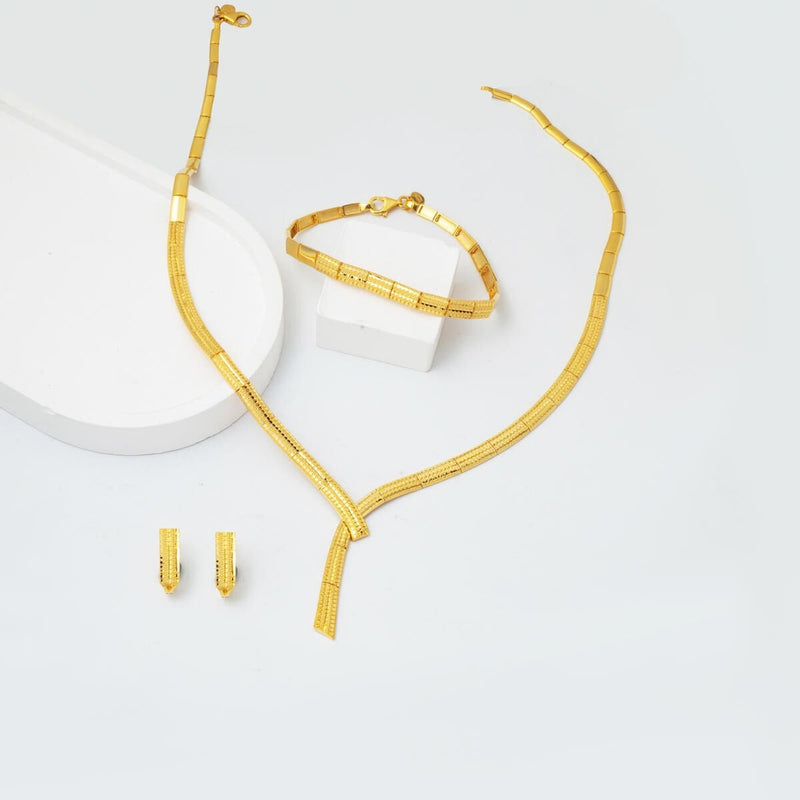 14K Yellow Gold Sparkling Wedding Set (23.35 g)