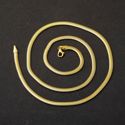 14K Yellow Gold Herringbone Chain Necklace 40 cm (4.17 g)