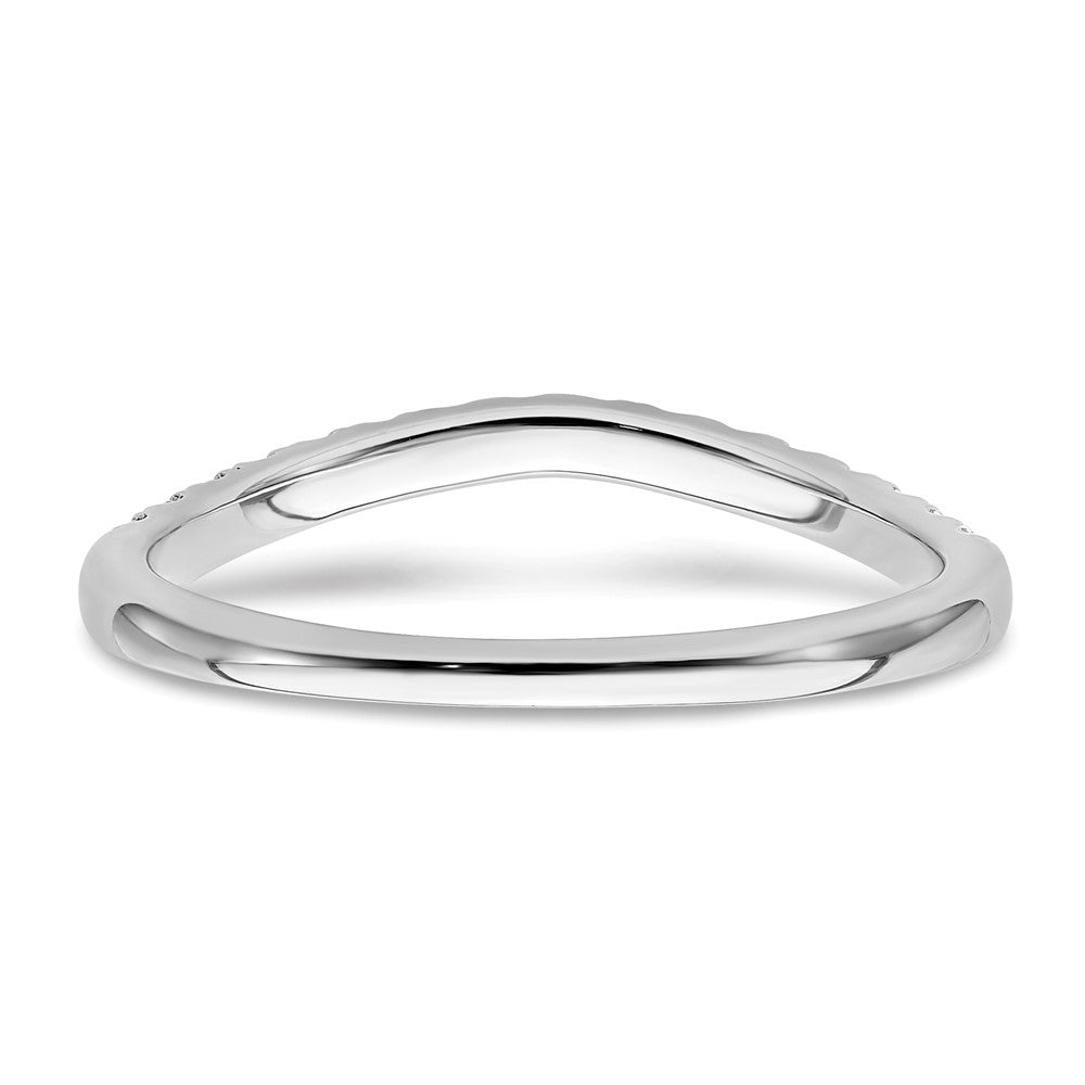 True Origin 14K White Gold 1/2 carat Lab Grown Diamond VS+ F+ Set of Two Complete Wedding Band Rings