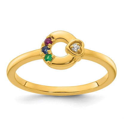 14K White Gold 11-Stone Real Diamond Channel Band