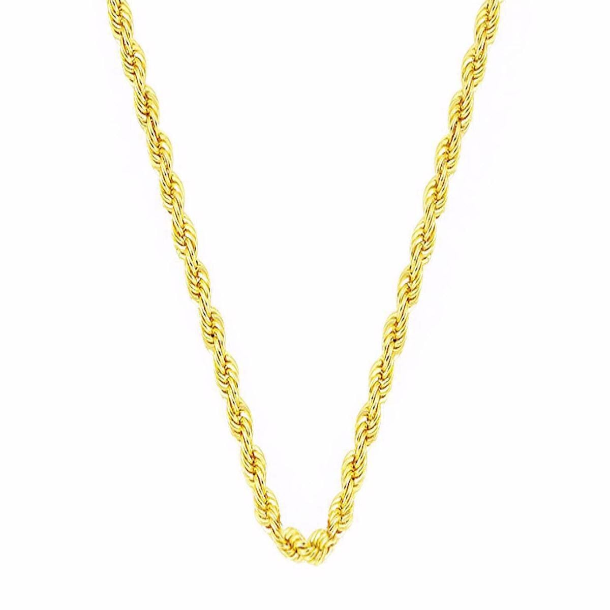 14K Yellow Gold 60 cm Twisted Chain